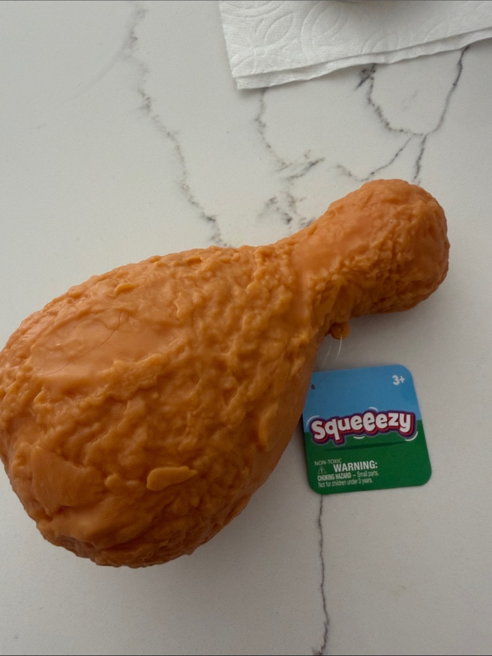 Squeeezy Chicken Drumstick Squishy Toy Sunny days